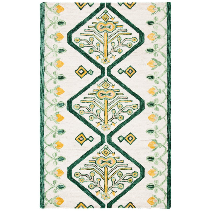 SAFAVIEH Aspen APN703C Handmade Ivory / Yellow Rug Image 1