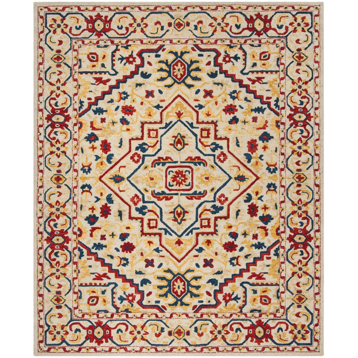 SAFAVIEH Aspen APN705A Handmade Ivory / Multi Rug Image 1