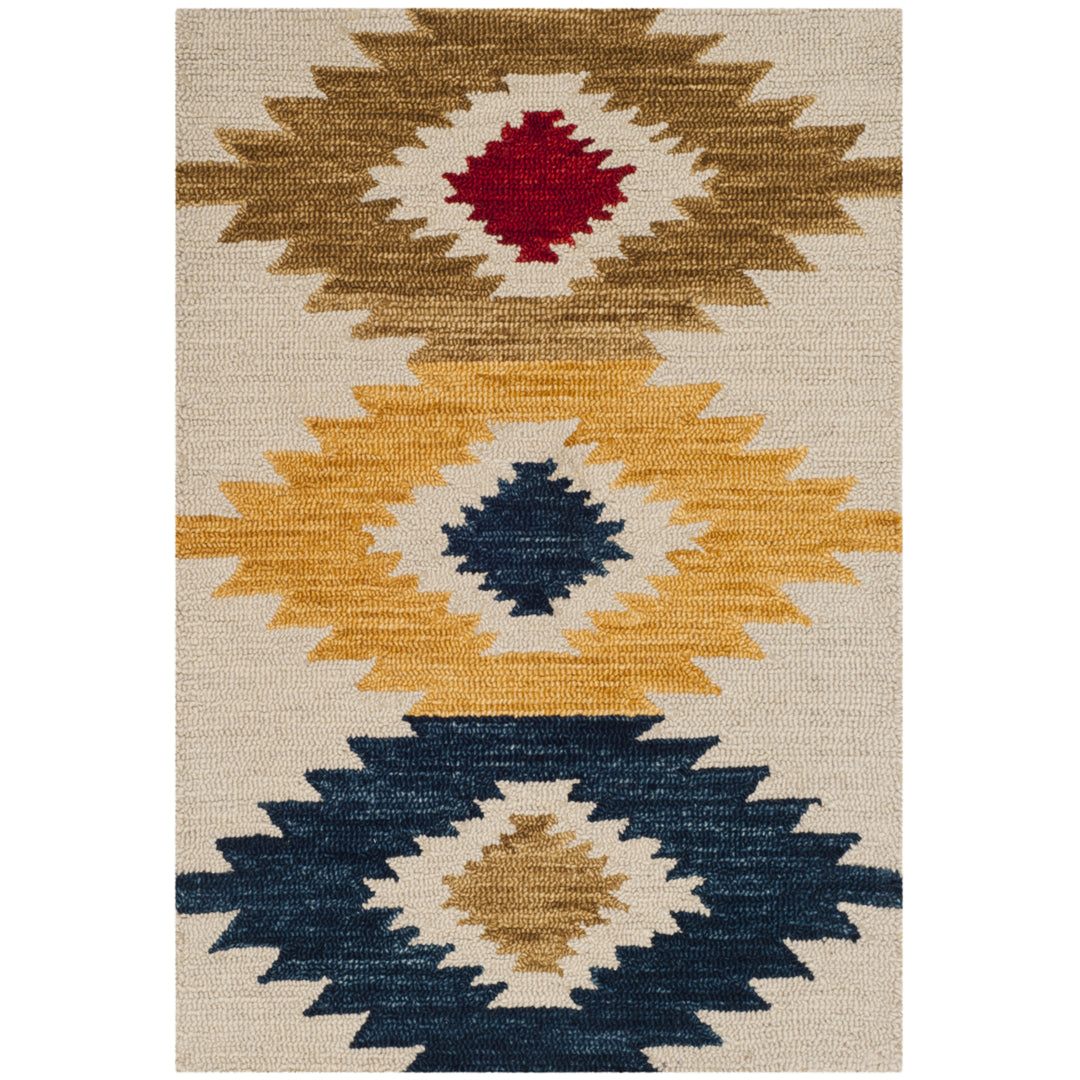 SAFAVIEH Aspen APN704A Handmade Ivory / Multi Rug Image 8