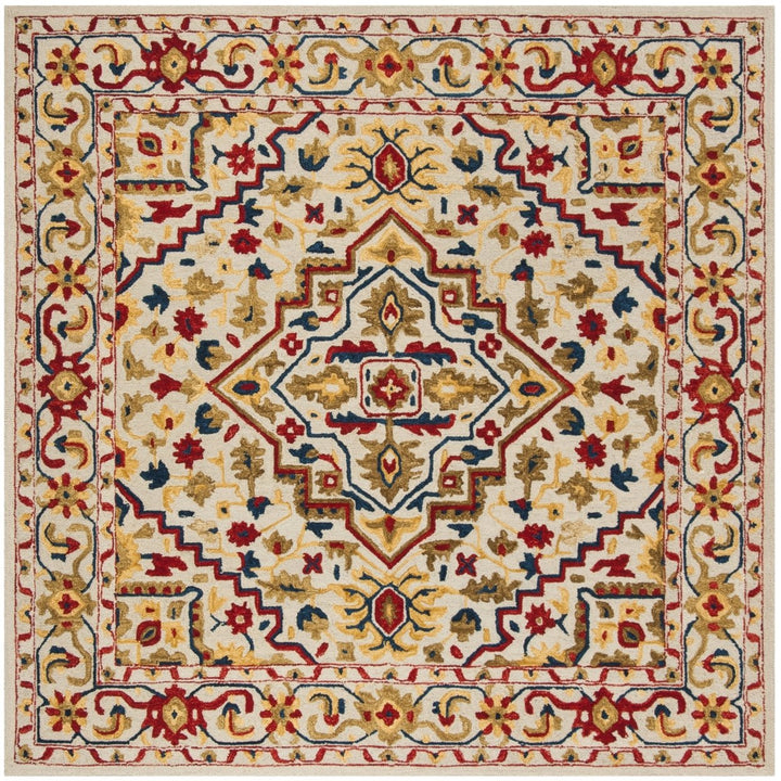 SAFAVIEH Aspen APN705A Handmade Ivory / Multi Rug Image 1