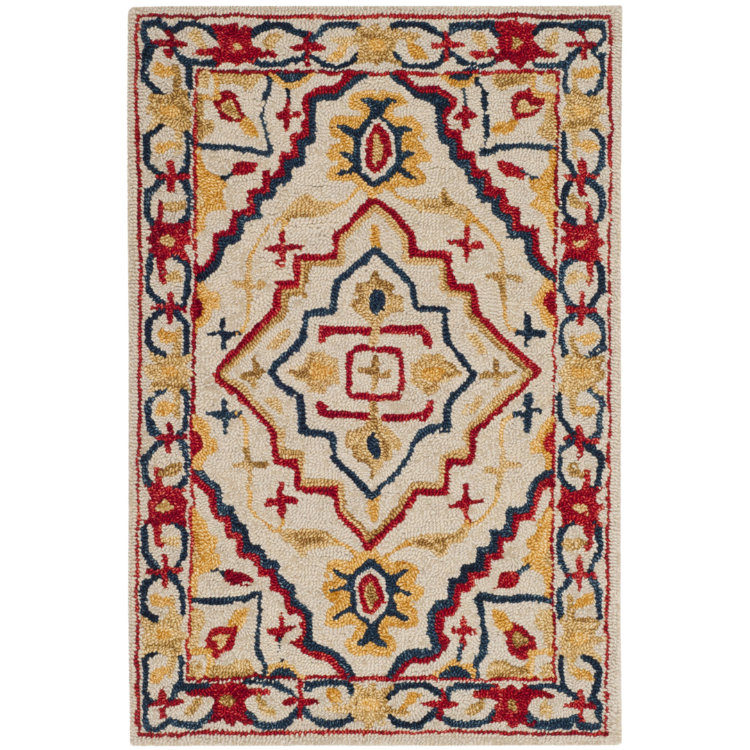 SAFAVIEH Aspen APN705A Handmade Ivory / Multi Rug Image 8