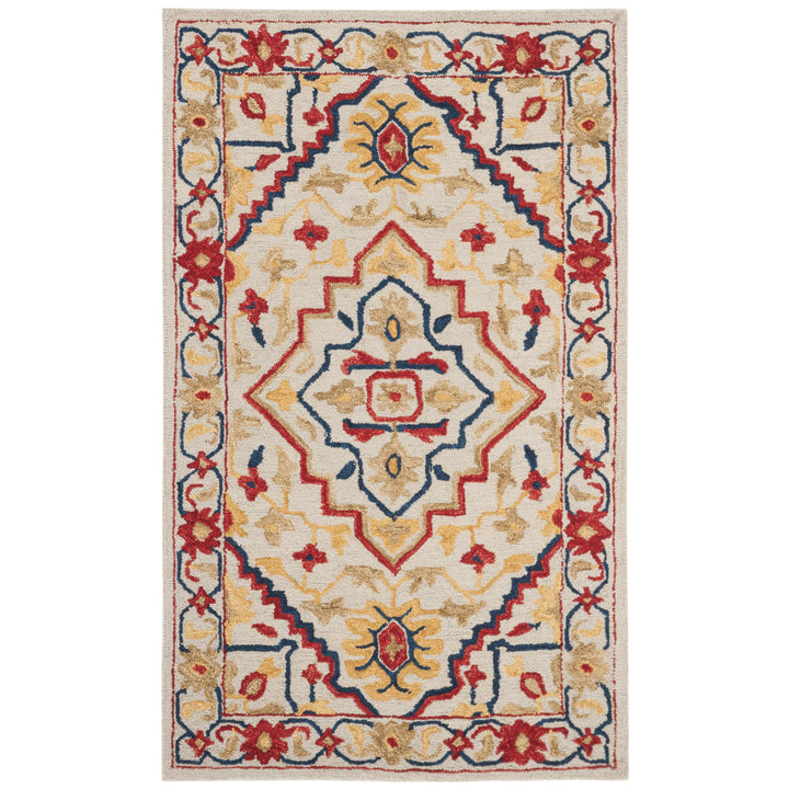 SAFAVIEH Aspen APN705A Handmade Ivory / Multi Rug Image 9