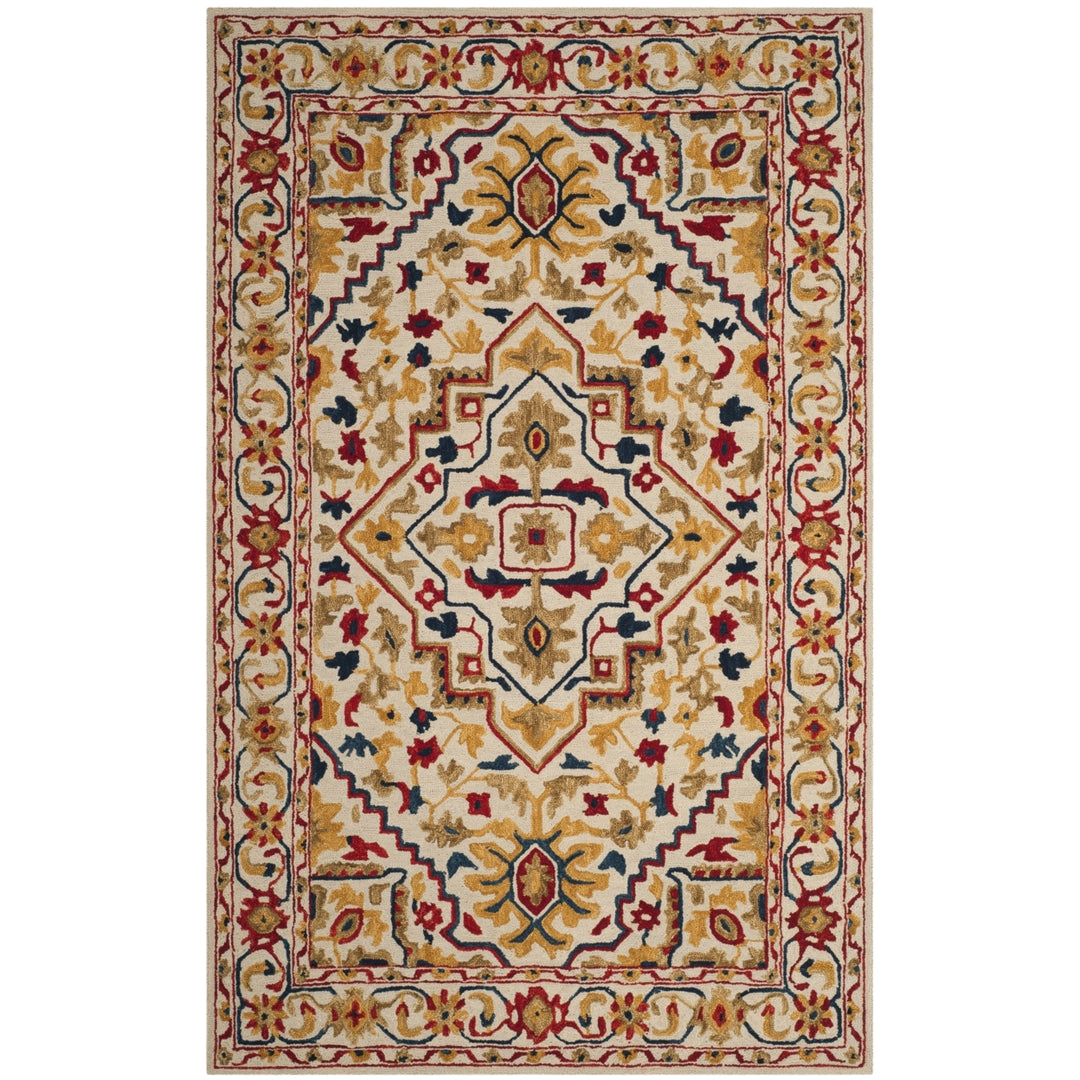 SAFAVIEH Aspen APN705A Handmade Ivory / Multi Rug Image 10