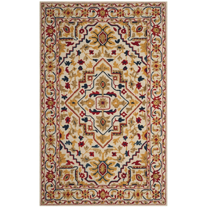 SAFAVIEH Aspen APN705A Handmade Ivory / Multi Rug Image 1