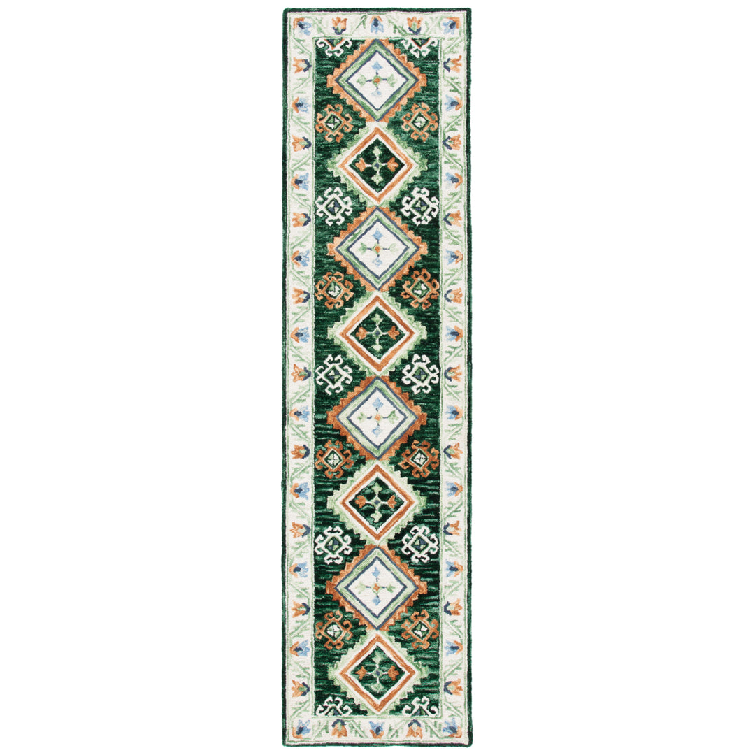 SAFAVIEH Aspen APN706Y Handmade Green / Ivory Rug Image 5