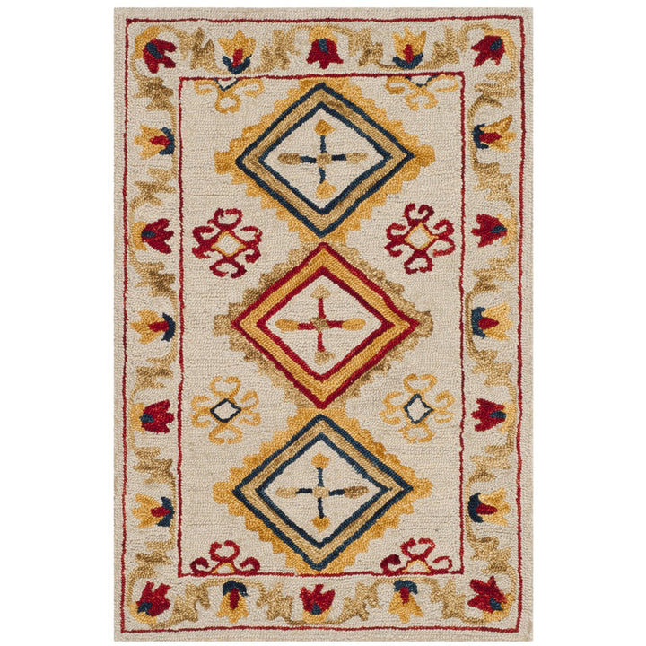 SAFAVIEH Aspen APN706A Handmade Ivory / Multi Rug Image 1