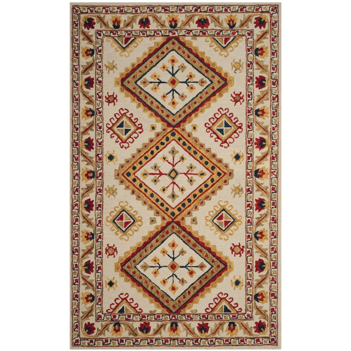 SAFAVIEH Aspen APN706A Handmade Ivory / Multi Rug Image 1