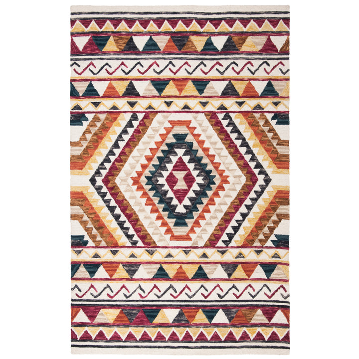 SAFAVIEH Aspen APN806P Handmade Rust / Ivory Rug Image 1