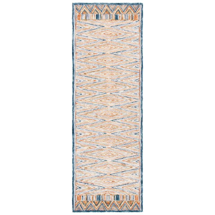 SAFAVIEH Aspen Collection APN808D Handmade Gold/Rust Rug Image 1