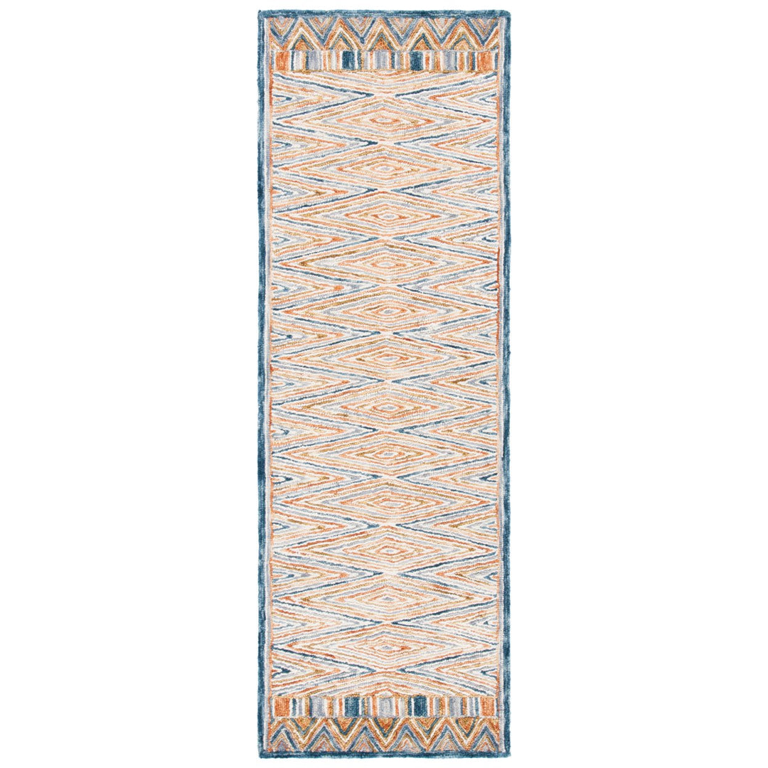 SAFAVIEH Aspen Collection APN808D Handmade Gold/Rust Rug Image 1