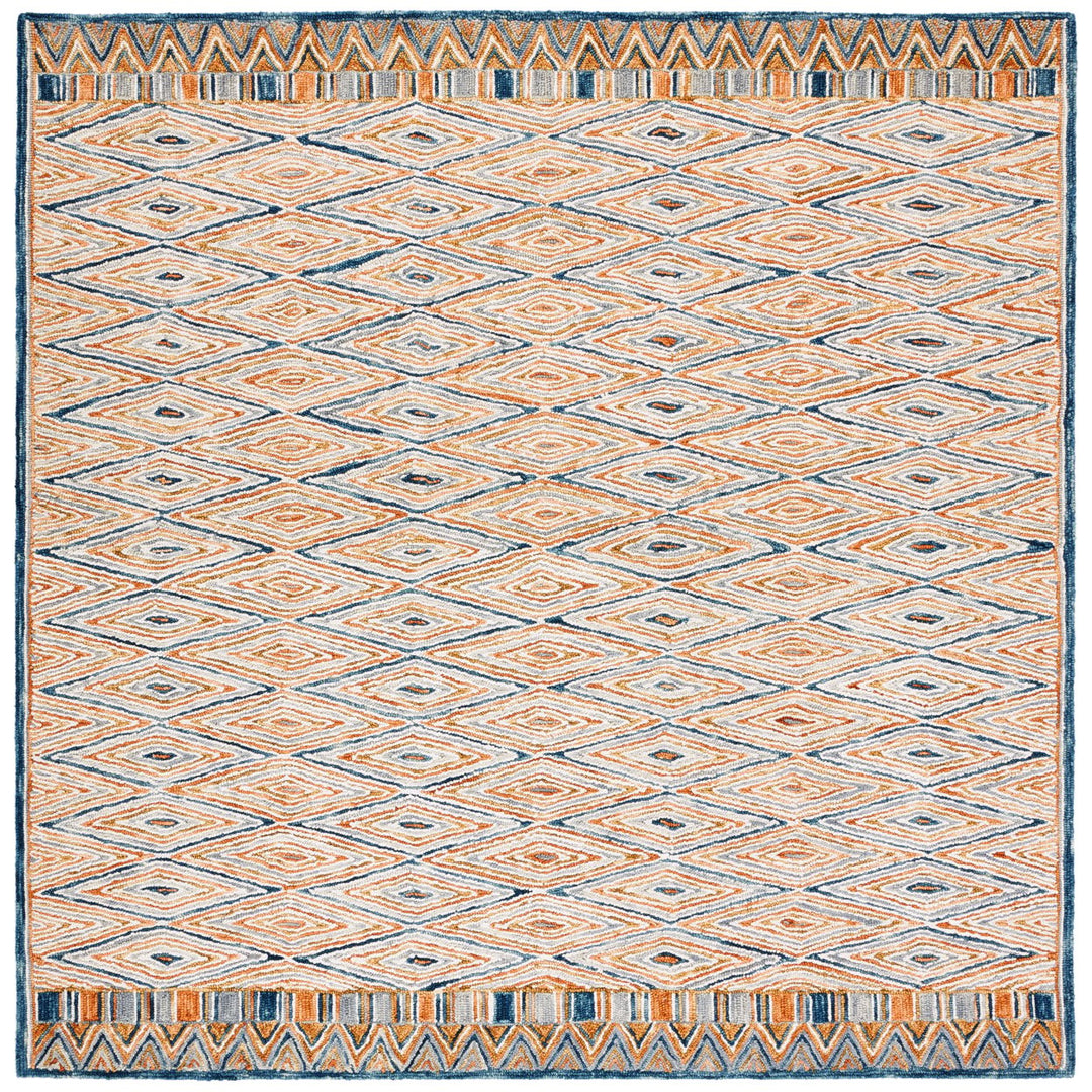 SAFAVIEH Aspen Collection APN808D Handmade Gold/Rust Rug Image 7