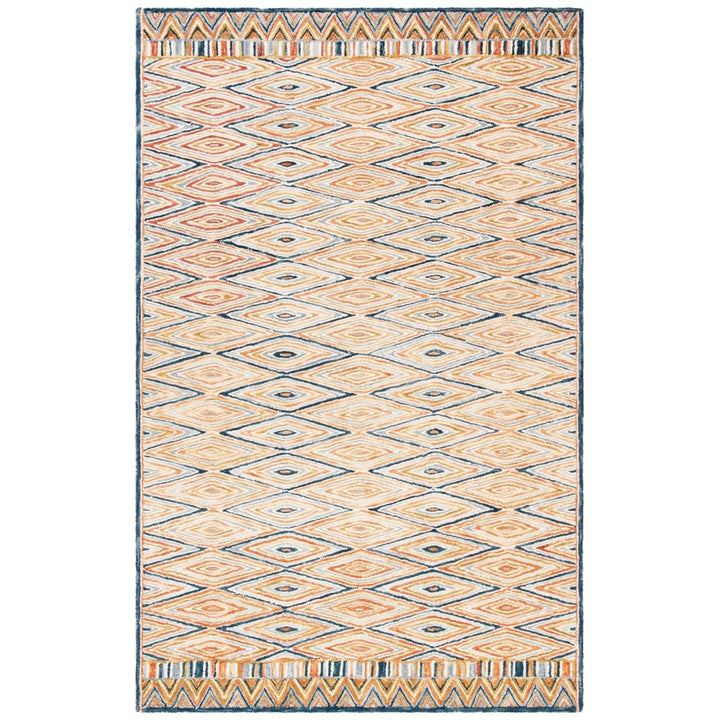 SAFAVIEH Aspen Collection APN808D Handmade Gold/Rust Rug Image 1