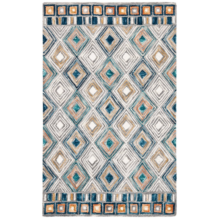 SAFAVIEH Aspen APN810Y Handmade Green / Gold Rug Image 1