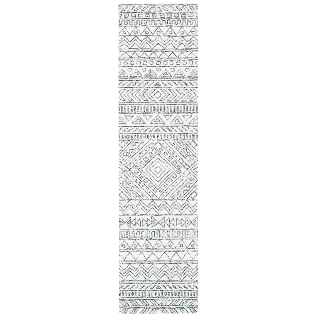 SAFAVIEH Aspen APN821A Handmade Ivory / Black Rug Image 5