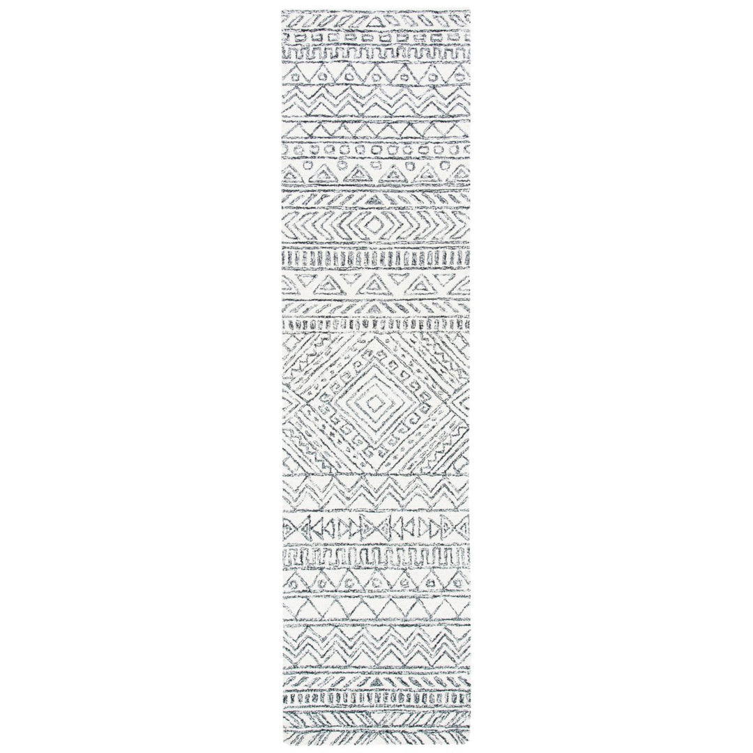 SAFAVIEH Aspen APN821A Handmade Ivory / Black Rug Image 1