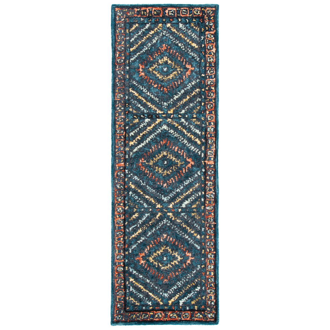 SAFAVIEH Aspen APN815P Handmade Rust / Green Rug Image 4