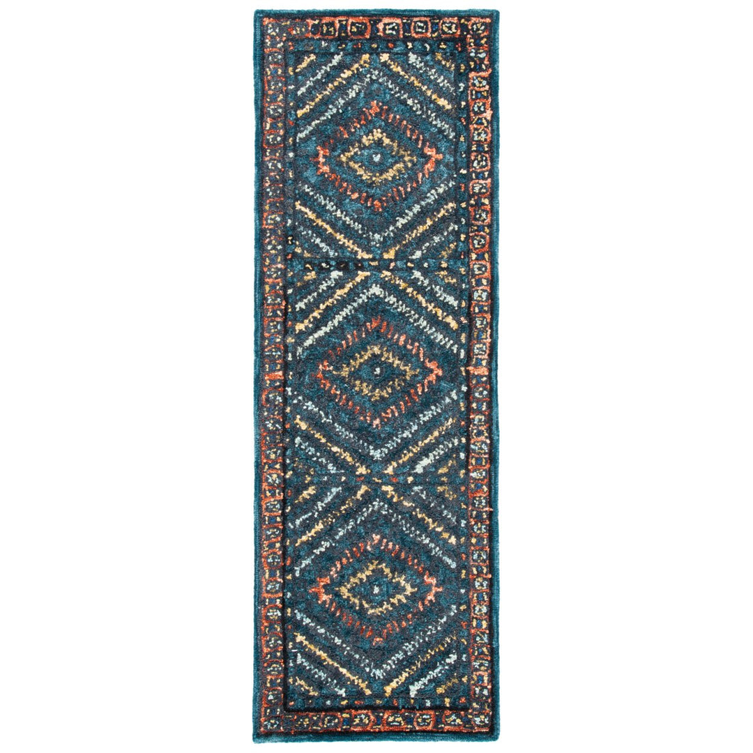 SAFAVIEH Aspen APN815P Handmade Rust / Green Rug Image 5