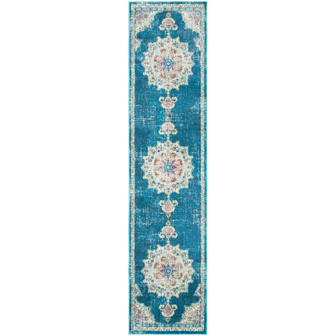 SAFAVIEH Aria Collection ARA103N Navy / Ivory Rug Image 1