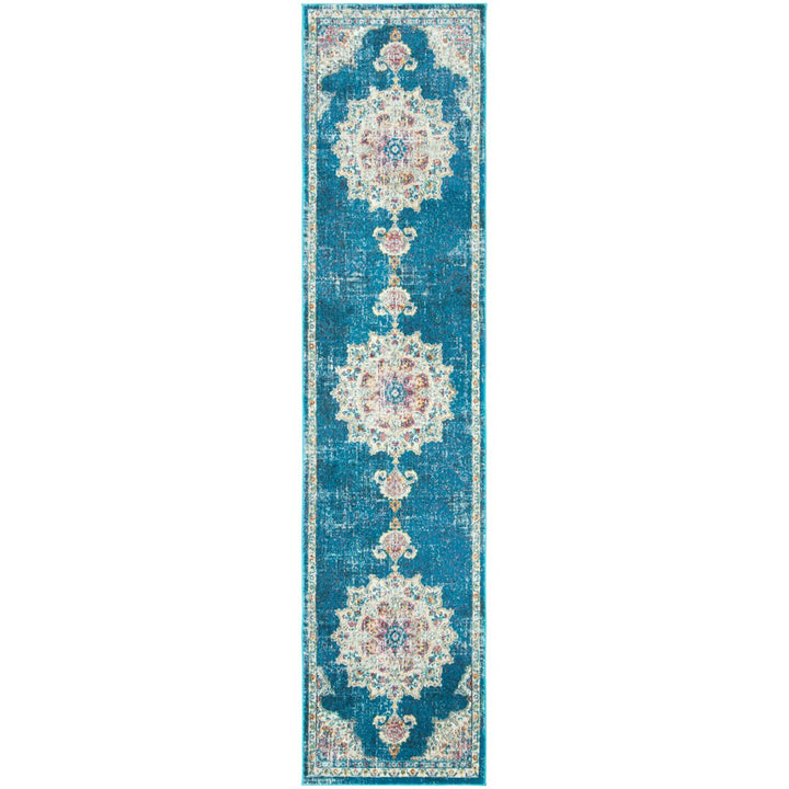 SAFAVIEH Aria Collection ARA103N Navy / Ivory Rug Image 1