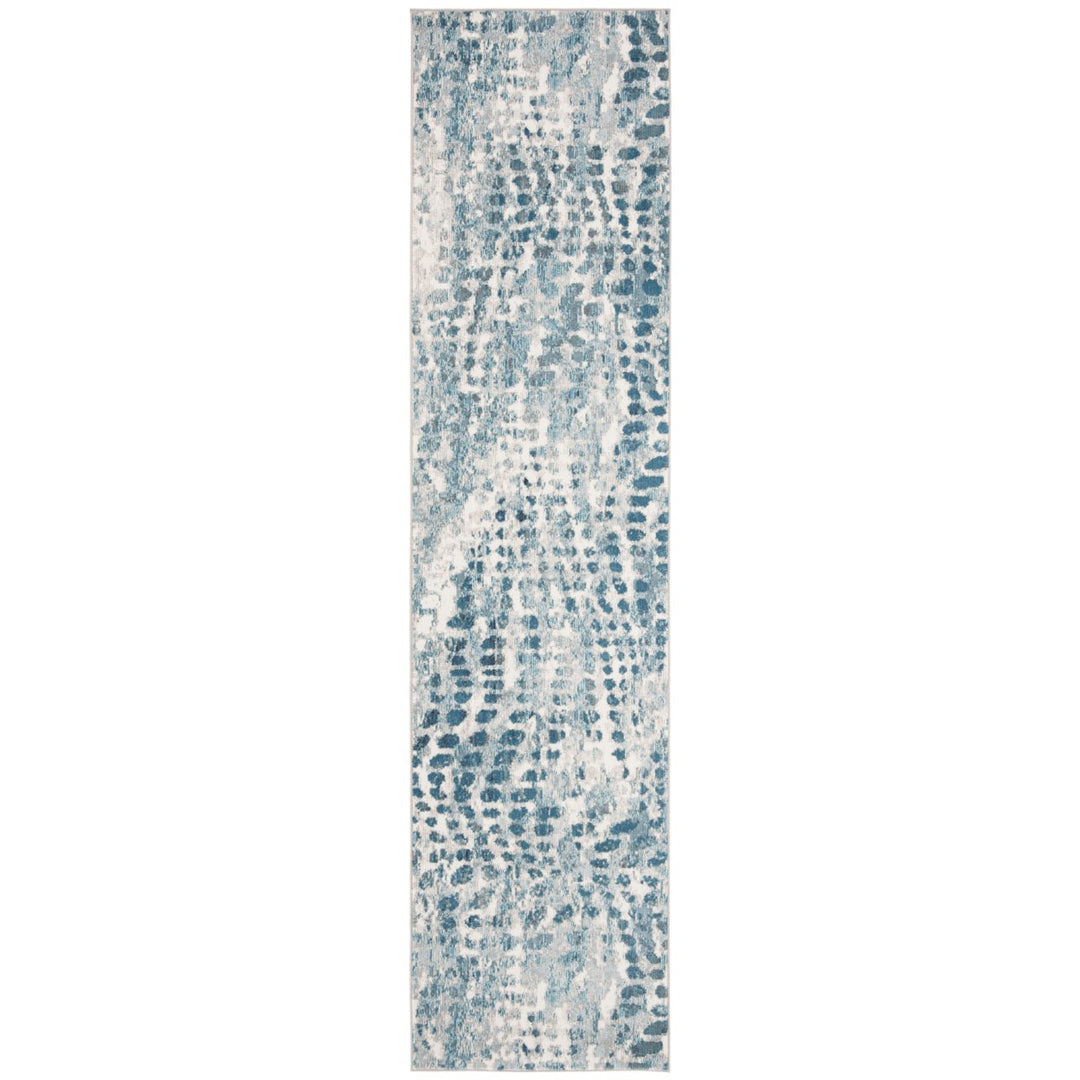 SAFAVIEH Aria Collection ARA121A Cream / Teal Rug Image 1