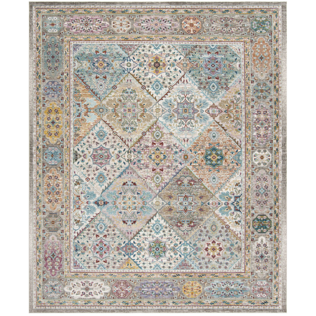 SAFAVIEH Aria Collection ARA127C Cream / Multi Rug Image 1