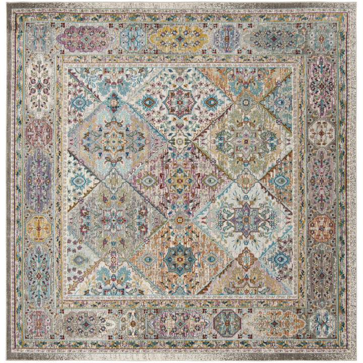 SAFAVIEH Aria Collection ARA127C Cream / Multi Rug Image 6