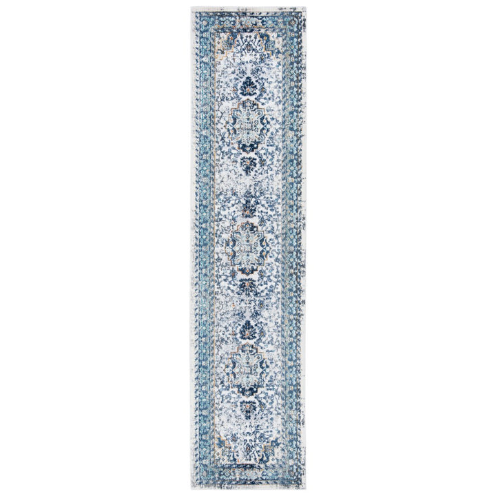 SAFAVIEH Aria Collection ARA711A Ivory / Navy Rug Image 11