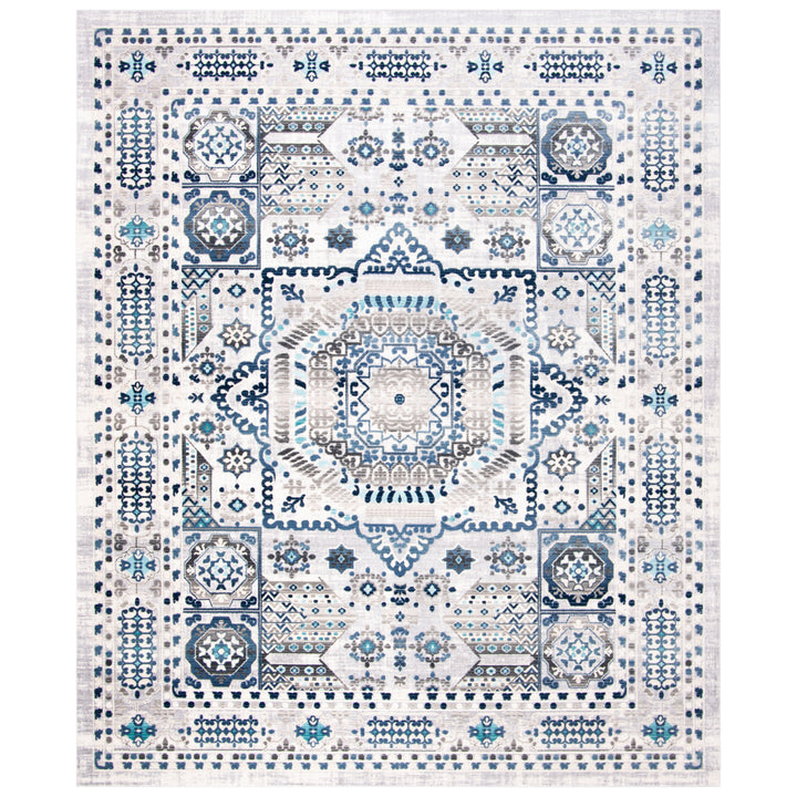 SAFAVIEH Aria Collection ARA714F Grey / Cream Rug Image 1