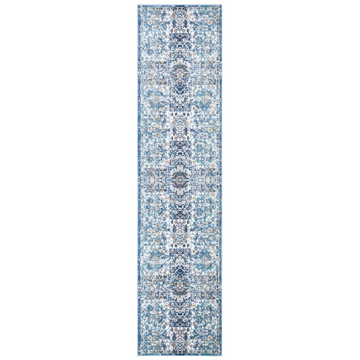 SAFAVIEH Aria Collection ARA745A Ivory / Navy Rug Image 2