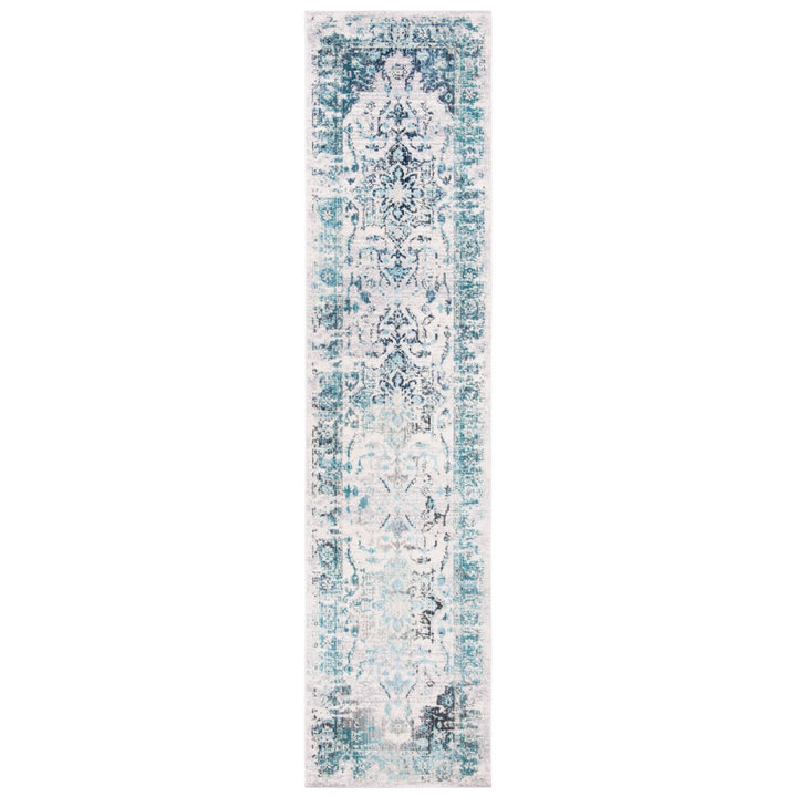 SAFAVIEH Aria Collection ARA739A Cream / Grey Rug Image 1