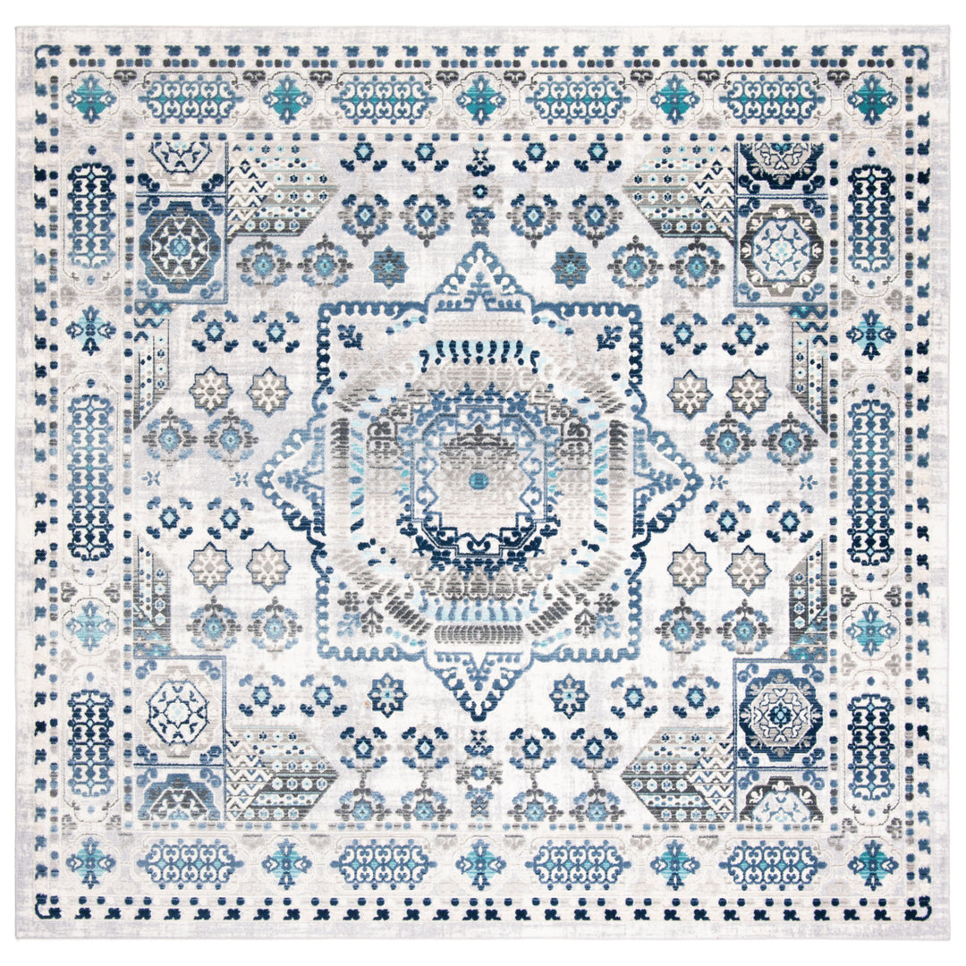 SAFAVIEH Aria Collection ARA714F Grey / Cream Rug Image 6