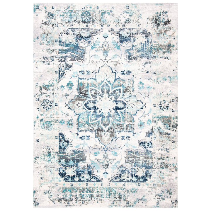 SAFAVIEH Aria Collection ARA739A Cream / Grey Rug Image 1