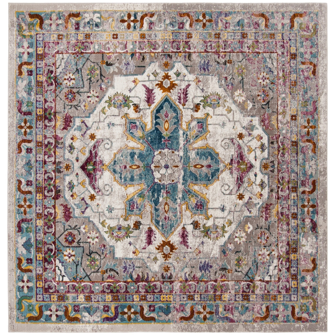 SAFAVIEH Aria Collection ARA160C Cream / Multi Rug Image 6