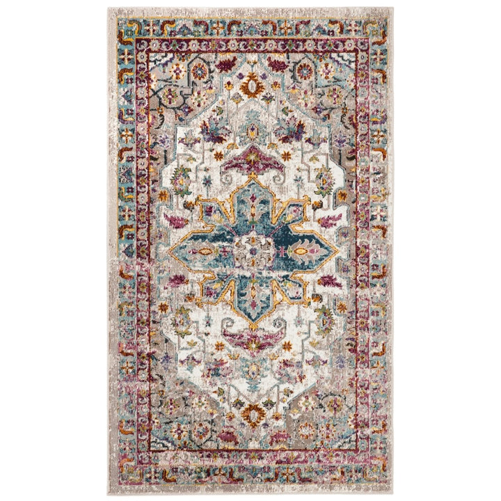 SAFAVIEH Aria Collection ARA160C Cream / Multi Rug Image 8