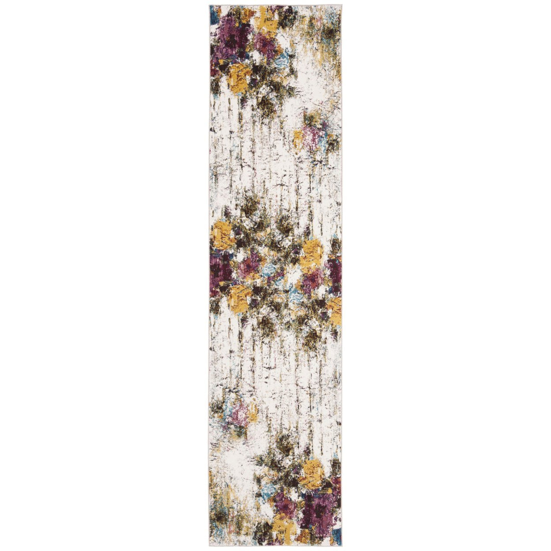 SAFAVIEH Aria Collection ARA167A Cream / Olive Rug Image 1