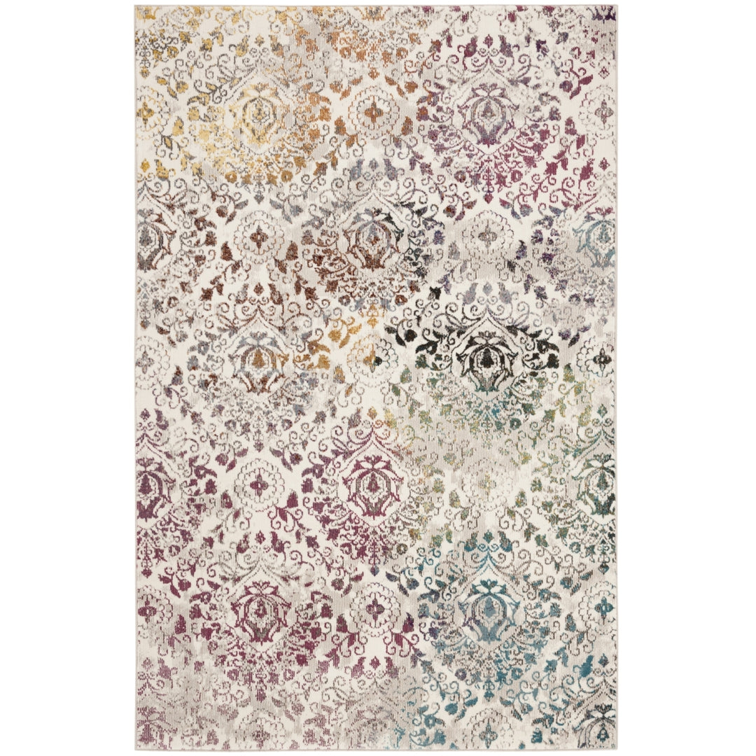 SAFAVIEH Aria Collection ARA172C Cream / Multi Rug Image 8