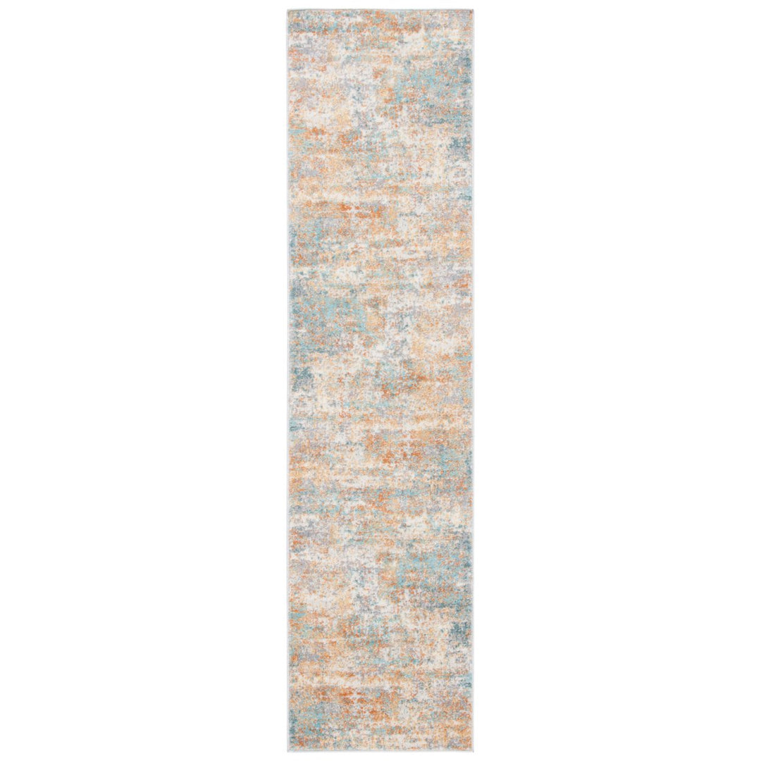 SAFAVIEH Aria Collection ARA566J Ivory / Aqua Rug Image 5