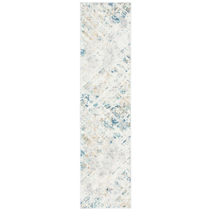 SAFAVIEH Aria Collection ARA567A Ivory / Blue Rug Image 5