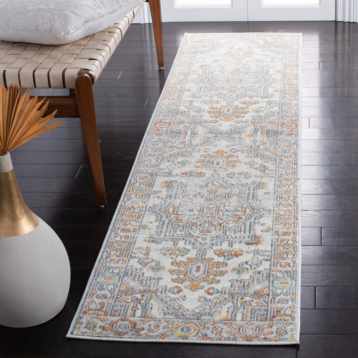 SAFAVIEH Aria Collection ARA580B Beige / Grey Rug Image 3