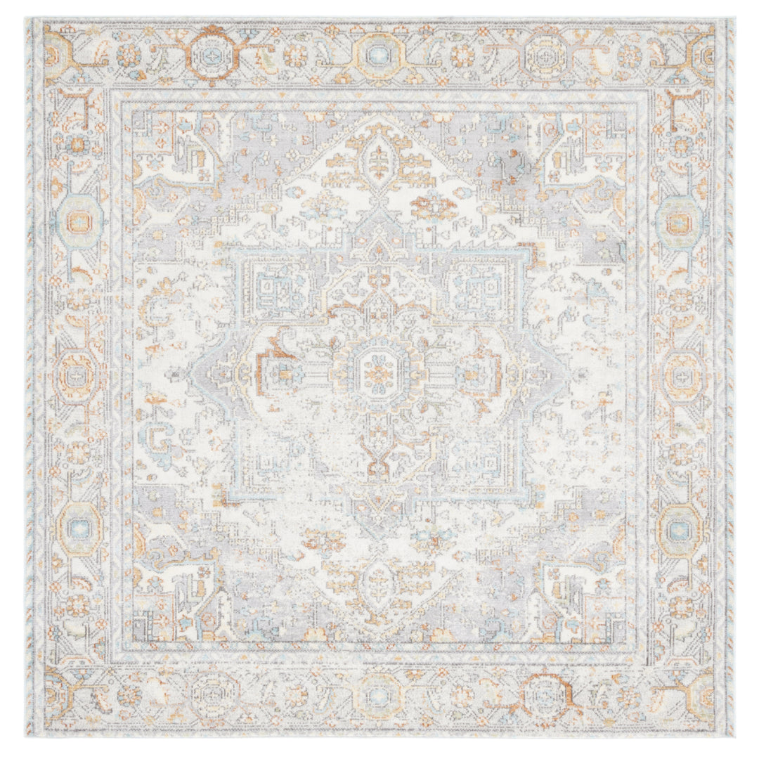 SAFAVIEH Aria Collection ARA580B Beige / Grey Rug Image 6