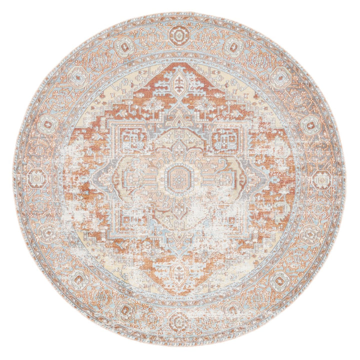 SAFAVIEH ARA580P Aria Ivory / Rust Image 3