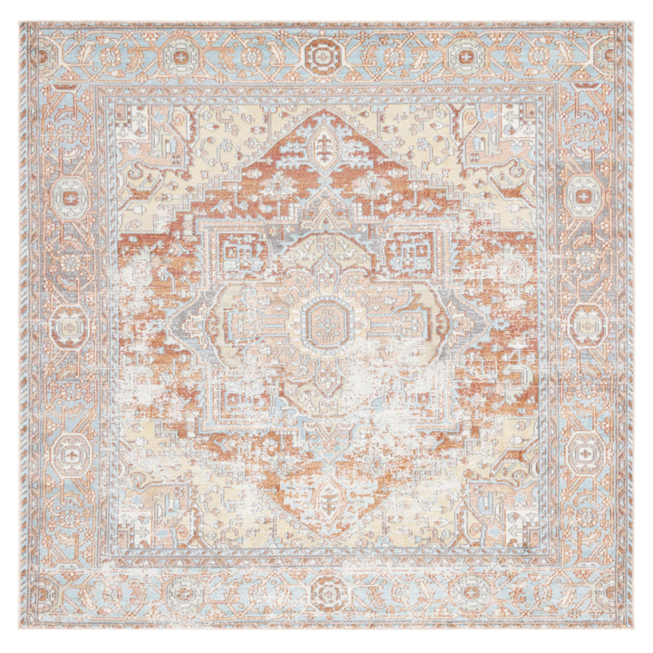 SAFAVIEH ARA580P Aria Ivory / Rust Image 4