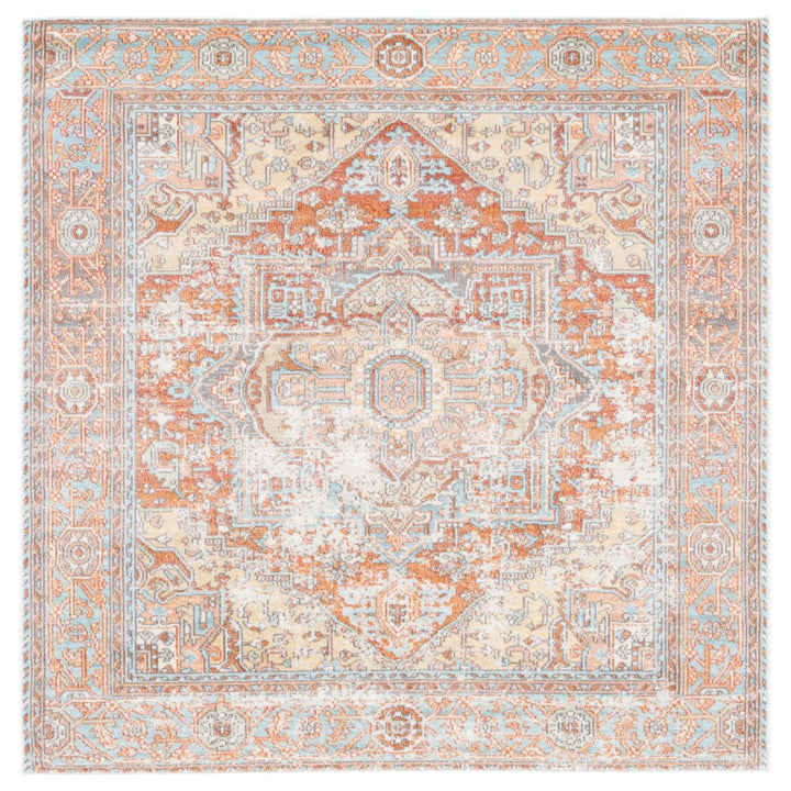 SAFAVIEH ARA580P Aria Ivory / Rust Image 7