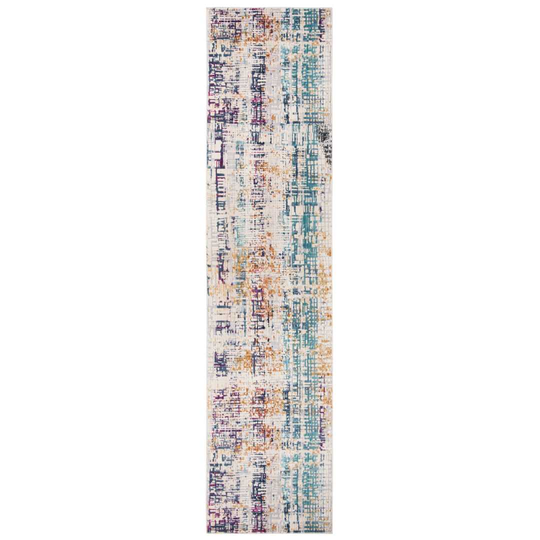 SAFAVIEH Aria Collection ARA720A Ivory / Turquoise Rug Image 5