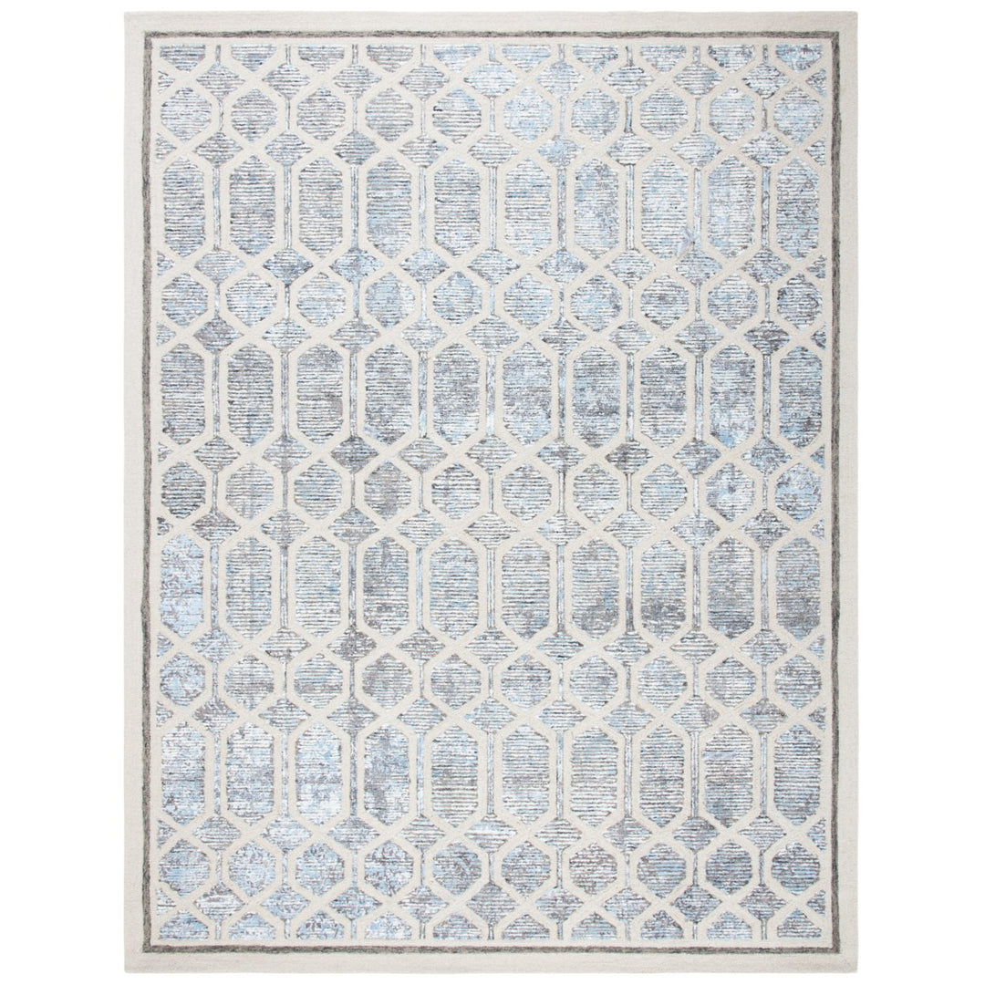 SAFAVIEH Artistry ARR665M Handmade Ivory / Blue Rug Image 1