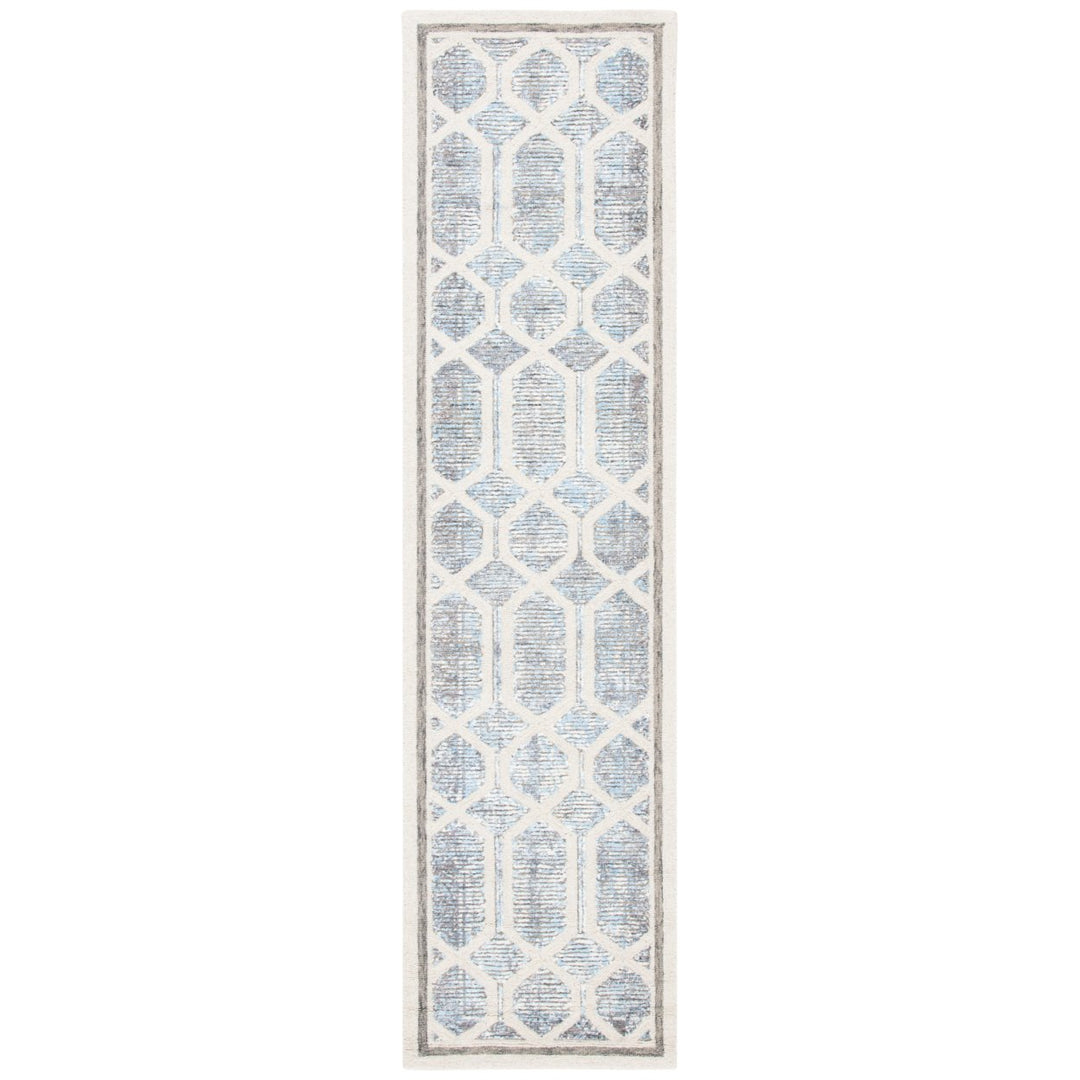 SAFAVIEH Artistry ARR665M Handmade Ivory / Blue Rug Image 5