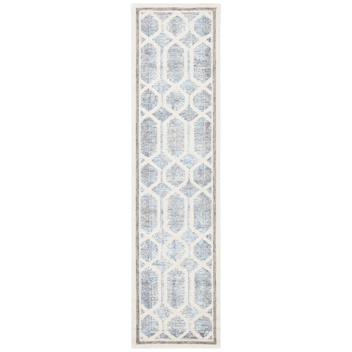 SAFAVIEH Artistry ARR665M Handmade Ivory / Blue Rug Image 5