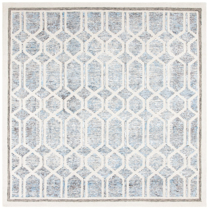 SAFAVIEH Artistry ARR665M Handmade Ivory / Blue Rug Image 6