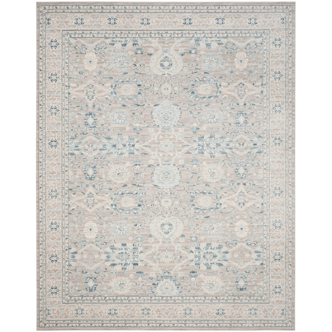 SAFAVIEH Archive Collection ARC670A Grey / Blue Rug Image 1