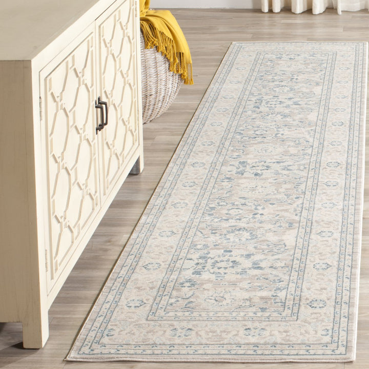 SAFAVIEH Archive Collection ARC670A Grey / Blue Rug Image 3